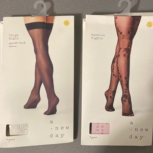 A New Day - 2 pairs of fashion tights